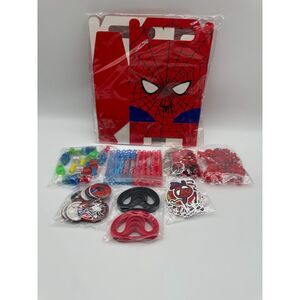 Spiderman Superhero Birthday Party Favor 120 Pc